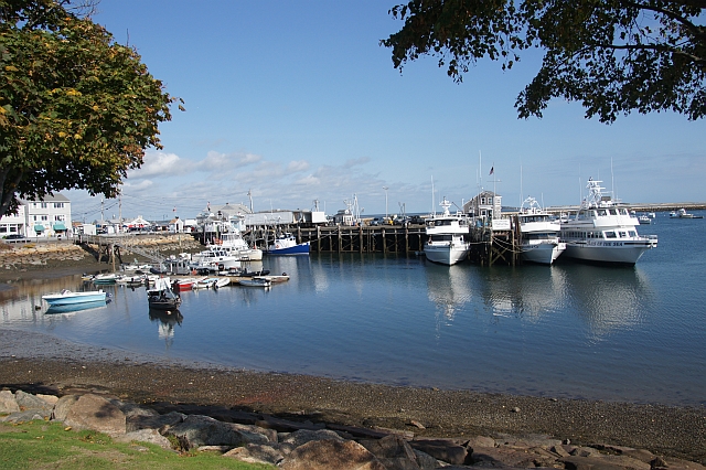Der kleine Hafen von Plymouth
