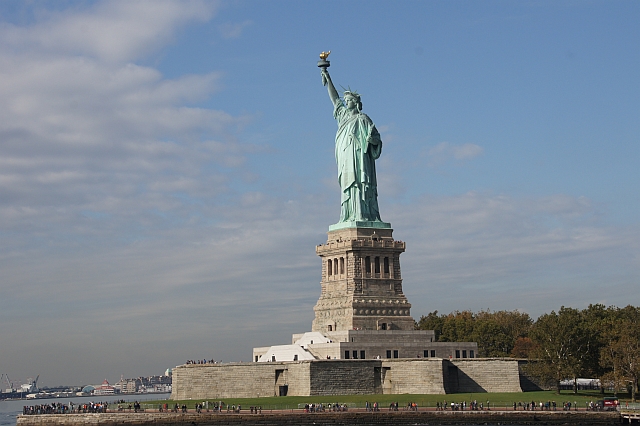 Die Freiheitsstatue ganz nah